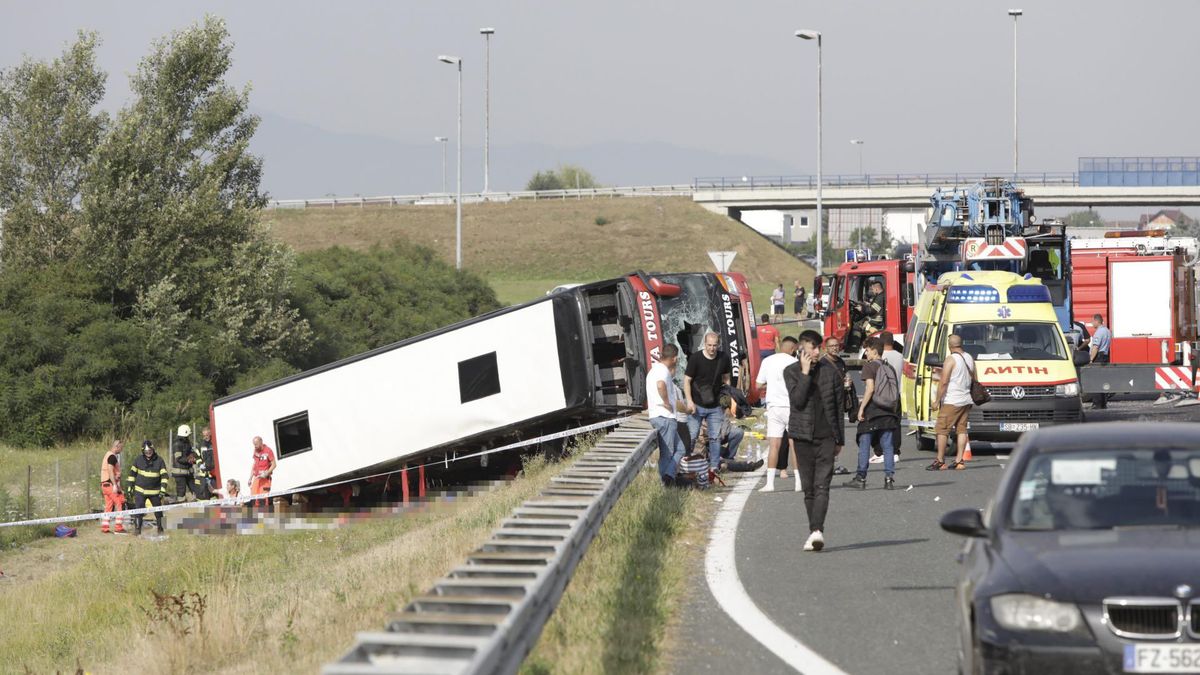 V Chorvatsku havaroval kosovský autobus, úřady hlásí deset mrtvých